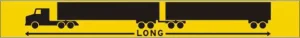 Long Commercial Vehicle Sign