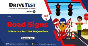 Ontario G1 Road Signs Practice Test – Set 3 Sample Questions 2025