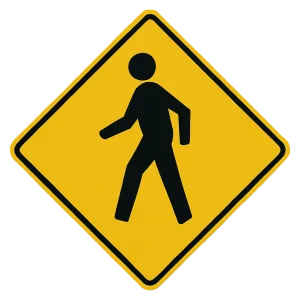 Pedestrian Crossing Sign