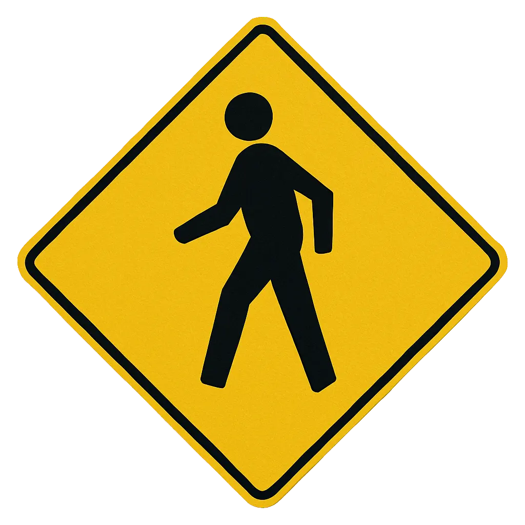 Pedestrian Crossing Sign