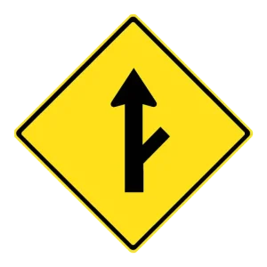 Merging Traffic from the Right Sign