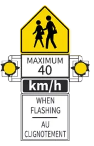 School Zone Speed Limit Sign