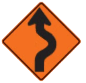 Winding Road Ahead (Construction Zone)