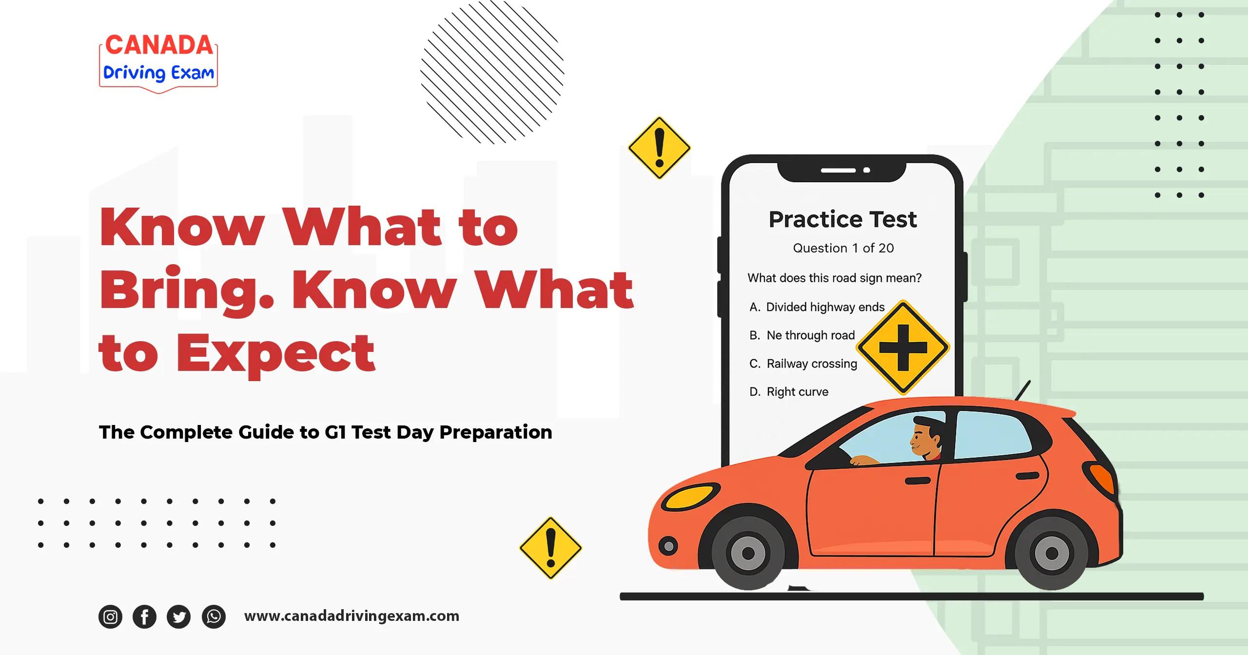 Ontario G1 Drive Test: What to Bring & Expect on Exam Day