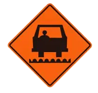 Rough Road Sign