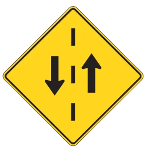 Two-Way Traffic Sign